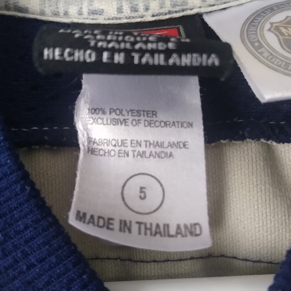 Toronto Mapleleafs Vintage Nike Team Official NHL Blue Youth Hockey Jersey (5) - Picture 7 of 7